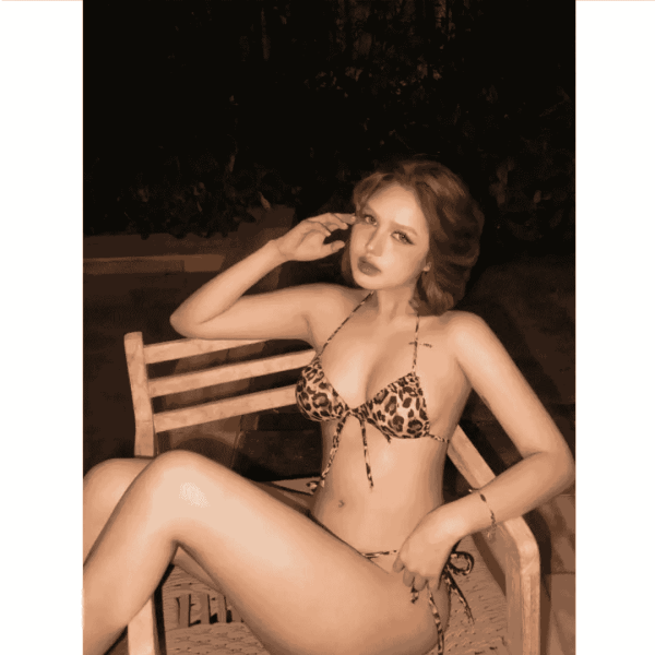 Bikini đi biển 2 mảnh họa tiết da báo gợi cảm