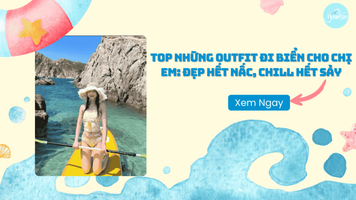 những outfit đi biển cho chị em